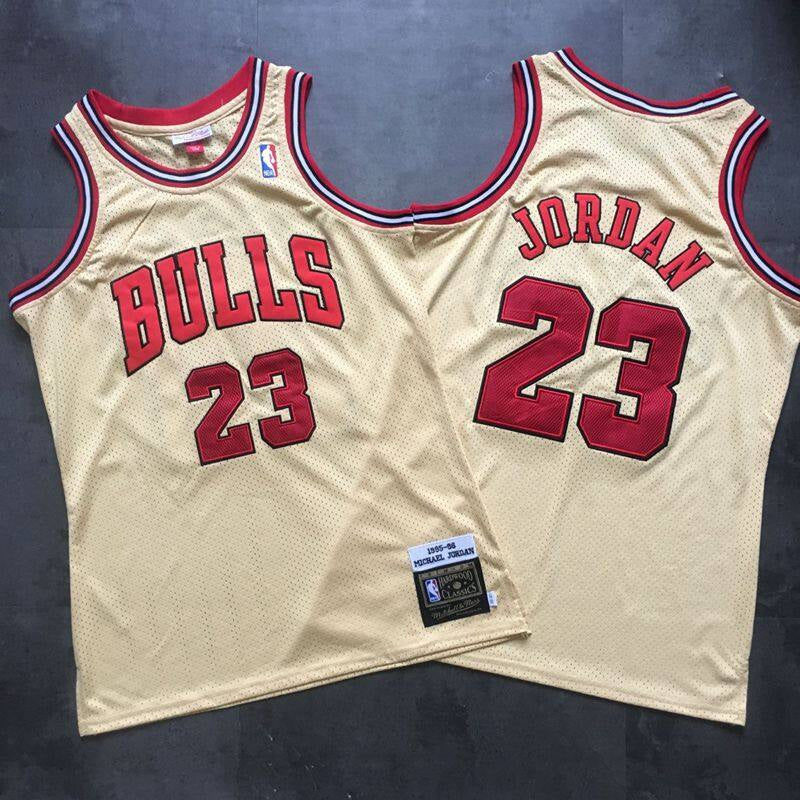 Regata Chicago Bulls Mitchell & Ness 95/96 Jordan - Box 114