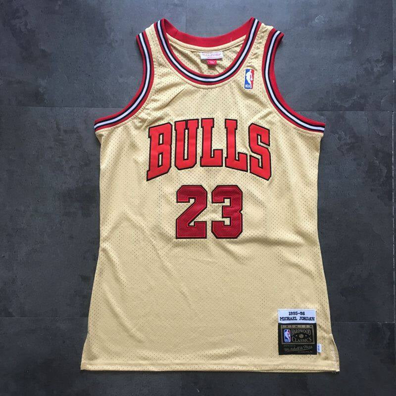 Regata Chicago Bulls Mitchell & Ness 95/96 Jordan - Box 114