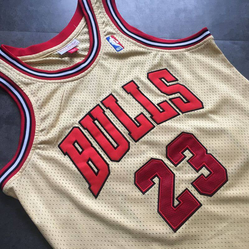 Regata Chicago Bulls Mitchell & Ness 95/96 Jordan - Box 114