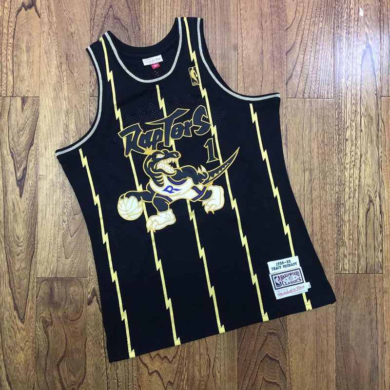 Regata Toronto Raptors Mitchell & Ness Black/Gold 98/99 - Box 114