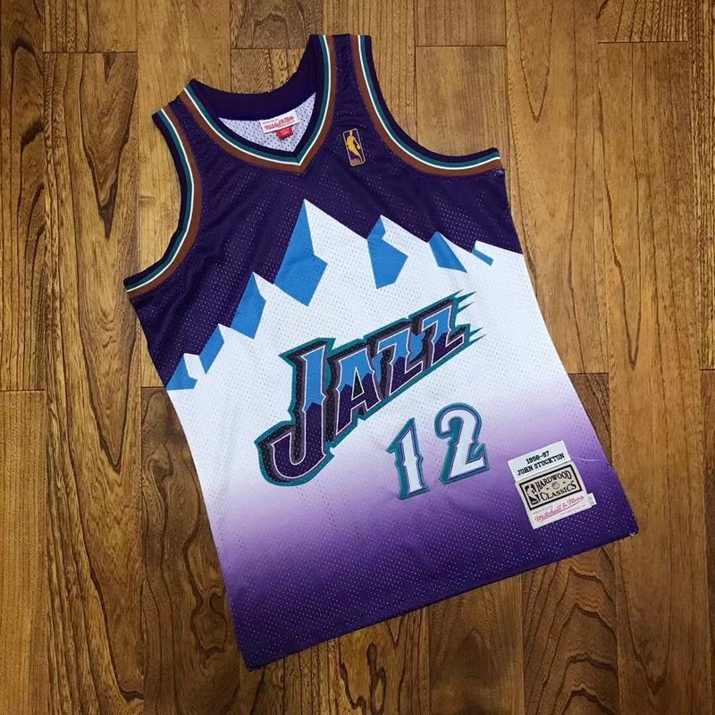 Regata Utah Jazz Mitchell & Ness Away 96/97 - Box 114