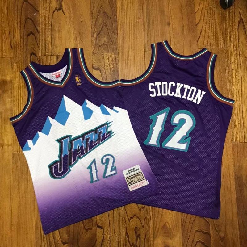 Regata Utah Jazz Mitchell & Ness Away 96/97 - Box 114