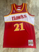 Regata Atlanta Hawks Mitchell & Ness 86/87 - Box 114