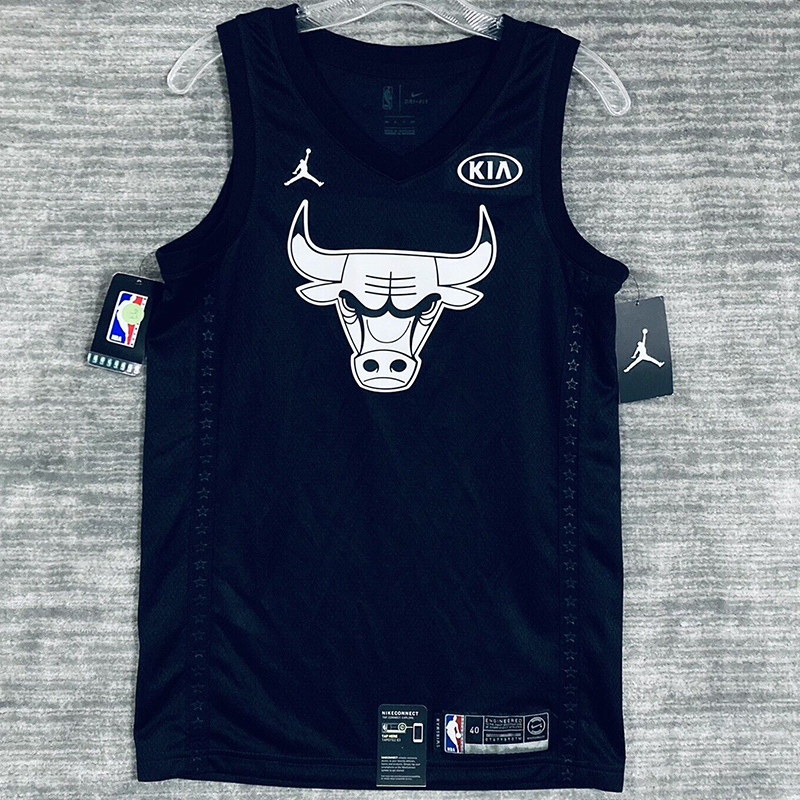 Regata Chicago Bulls All Star 2018 Black Jordan