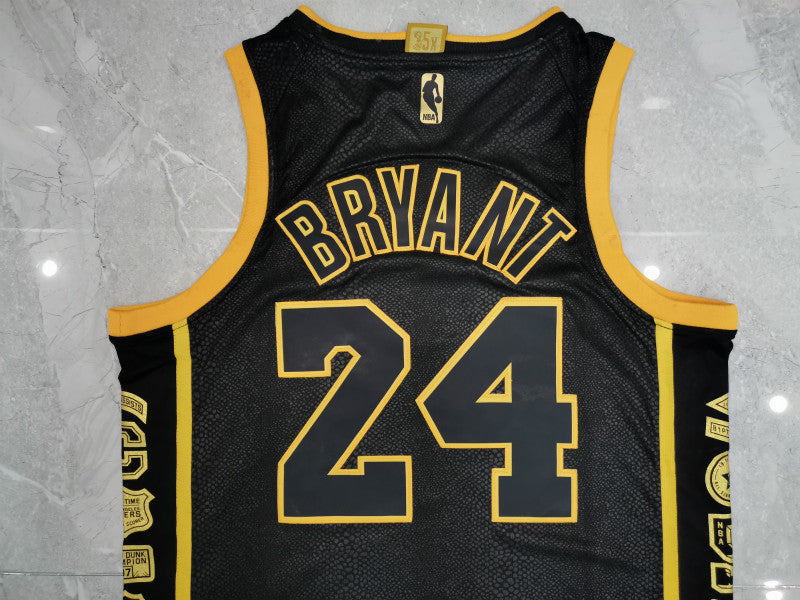 Regata Los Angeles Lakers Comemorativa Black Mamba Kobe Bryant - G