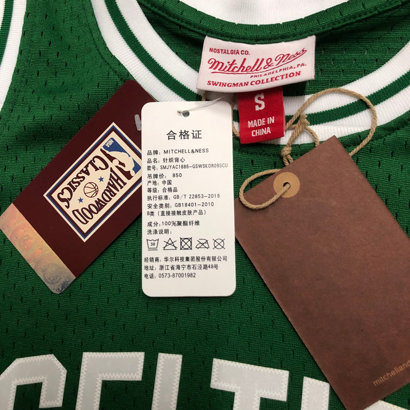 Regata Boston Celtics Mitchell & Ness 85/86 - Box 114