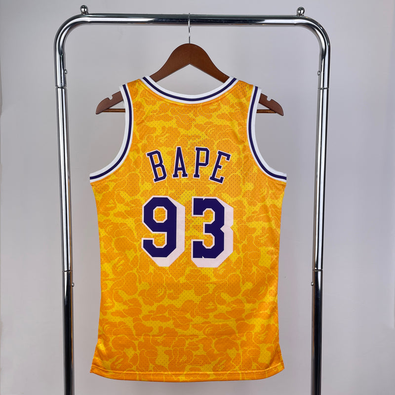 Regata Los Angeles Lakers Mitchell & Ness BAPE Black Edition 1993