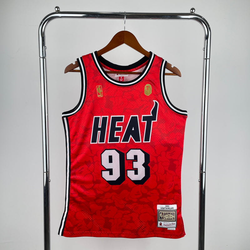 Regata Miami Heat Mitchell & Ness BAPE Edition 1993 - Box 114