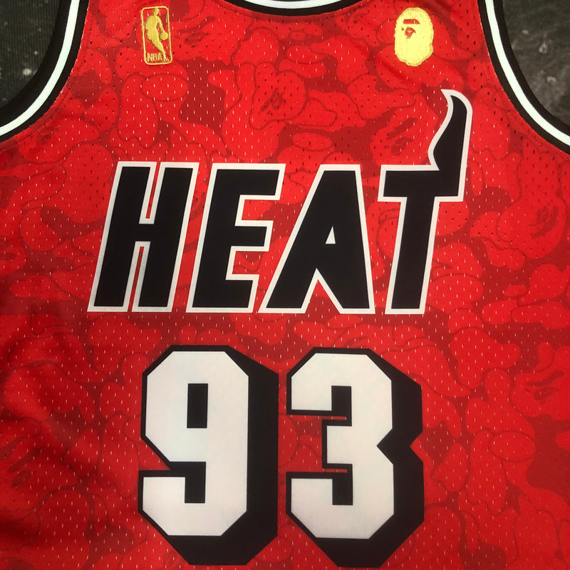 Regata Miami Heat Mitchell & Ness BAPE Edition 1993 - Box 114