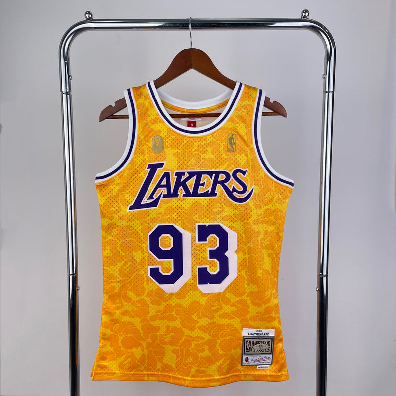 Regata Los Angeles Lakers Mitchell & Ness BAPE Black Edition 1993