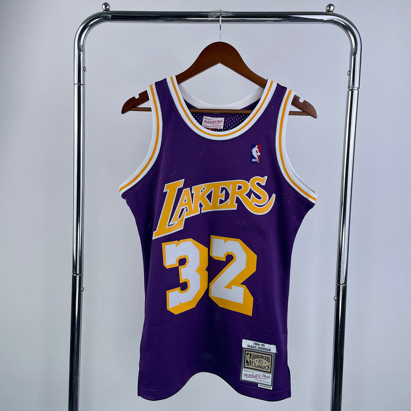 Regata Los Angeles Lakers Mitchell & Ness Away 84/85 - Box 114