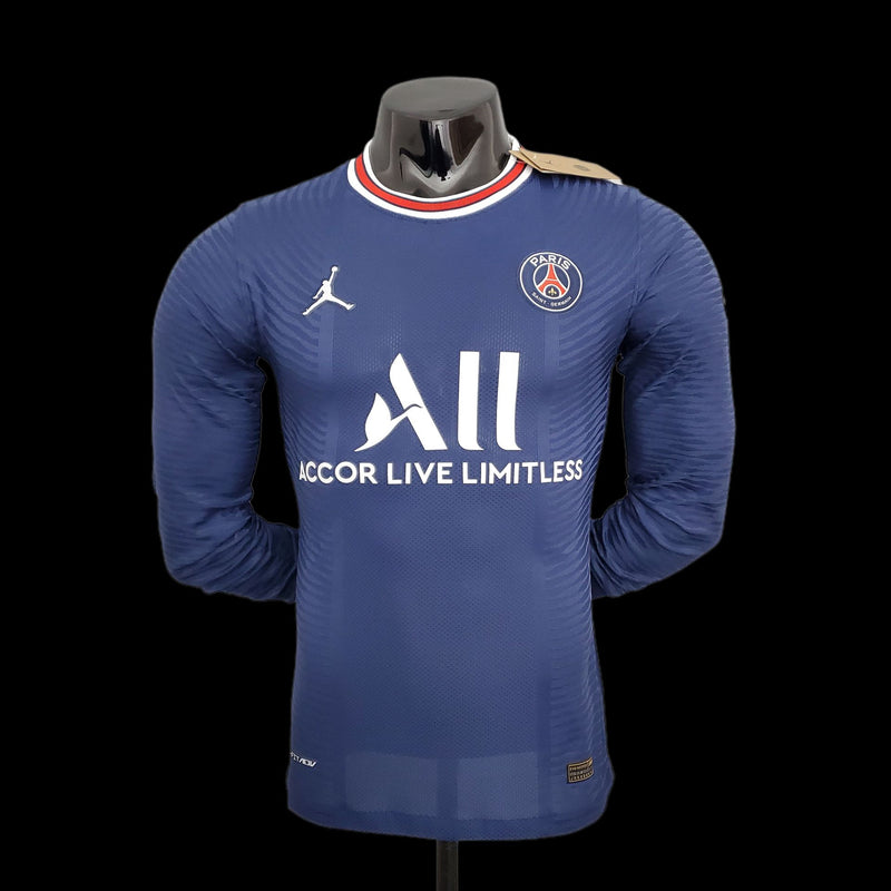 Camisa PSG Home Jogador Manga Longa 21/22 - Box 114