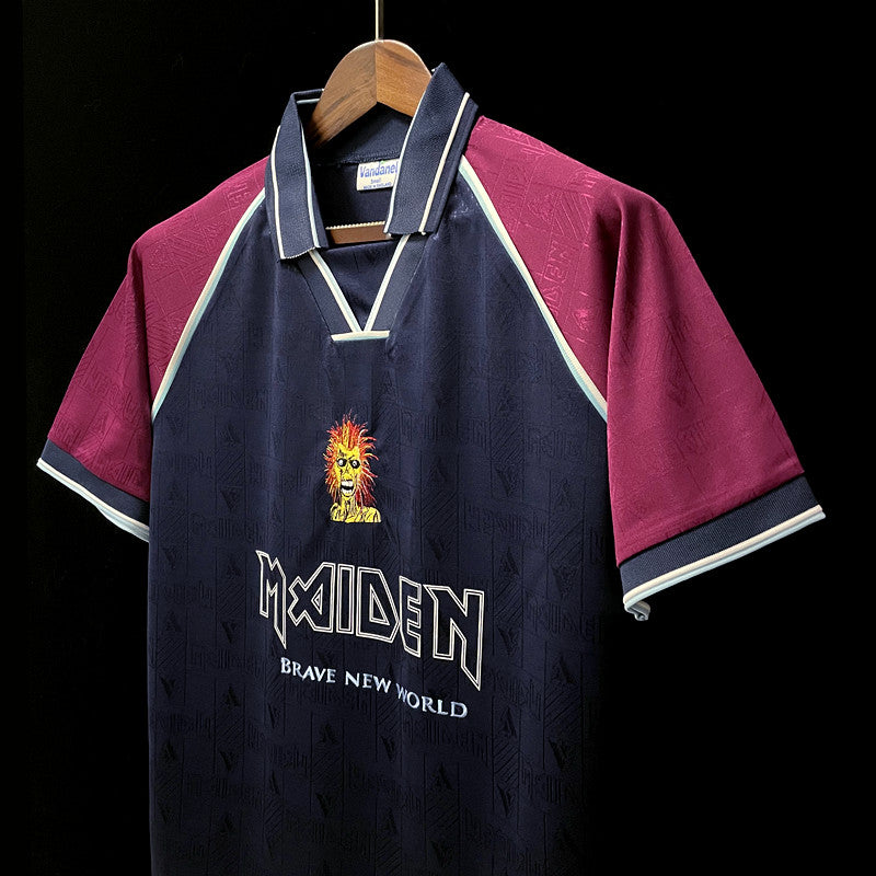 Camisa West Ham Retrô Home Iron Maiden - Box 114