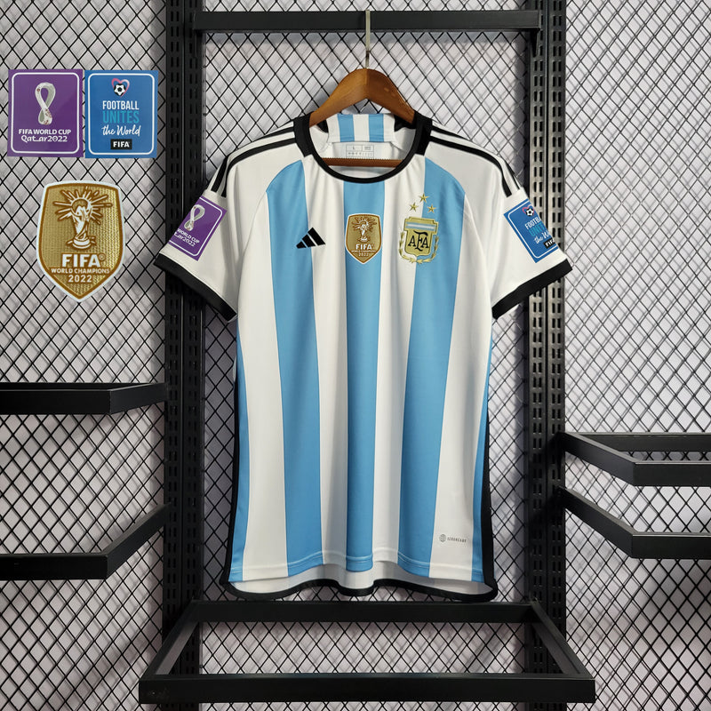 Camisa Seleção Argentina Home Edição Campeã do Mundo 22/23 - Box 114