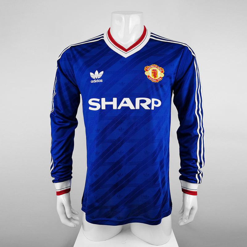 Camisa Manchester United Retrô Home 1986 - Box 114